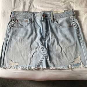 Denim Skirt; American Eagle